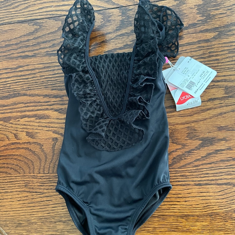 Little peixoto black one piece swimsuit.